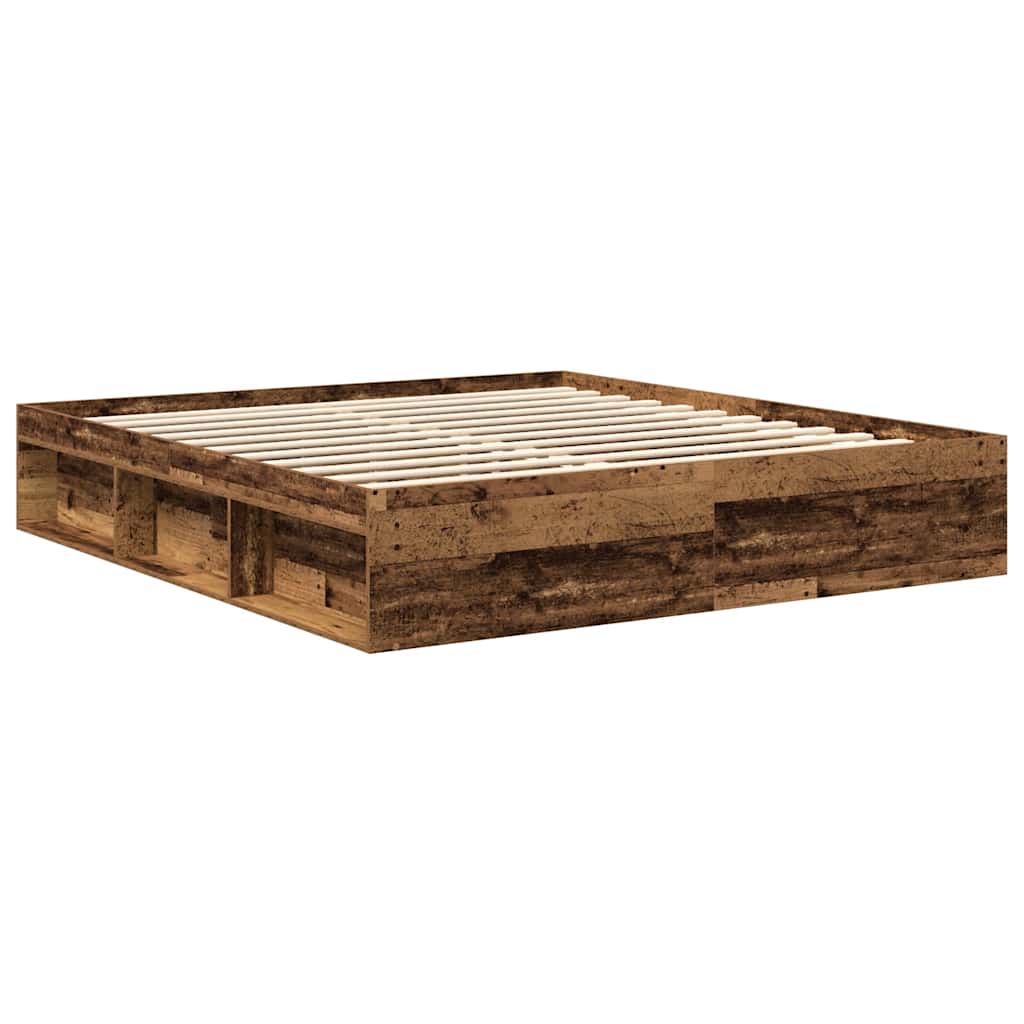vidaXL Πλαίσιο κρεβατιού χωρίς στρώμα 180x200 εκ. Επεξεργασμένο Ξύλο