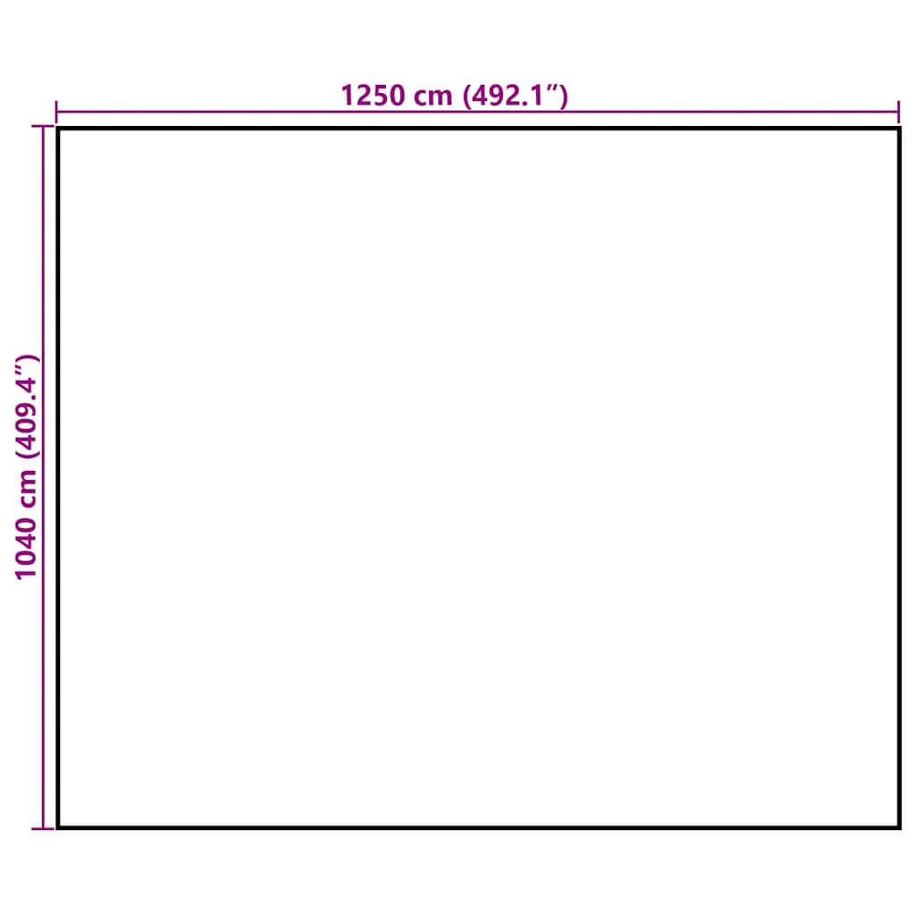 vidaXL Τάπητας για αχυρώνα 10,4x12,5 m 140 g/m² Πολυπροπυλένιο