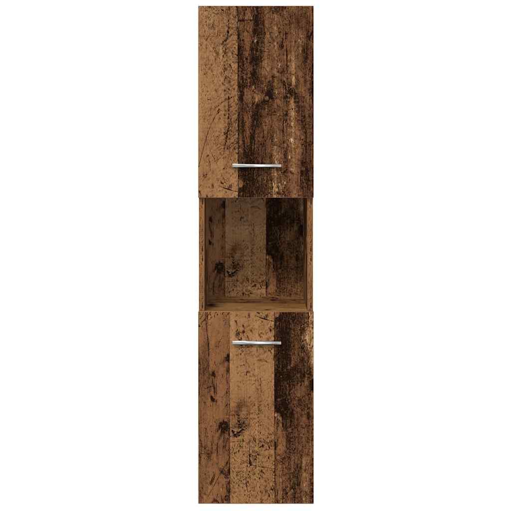 vidaXL Σετ Επίπλων Μπάνιου 5Τεμαχίων Παλιό Ξύλο από Επεξεργασμένο Ξύλο