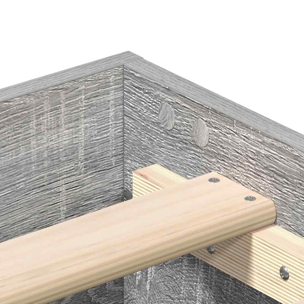 vidaXL Πλαίσιο κρεβατιού χωρίς στρώμα 160x200 εκ. Επεξεργασμένο Ξύλο