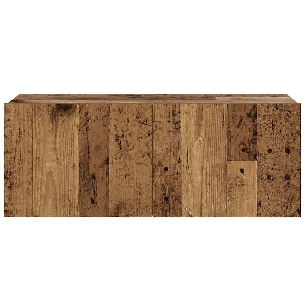 vidaXL 4 τεμαχίων ντουλάπι τηλεόρασης που τοποθετείται τοίχο από