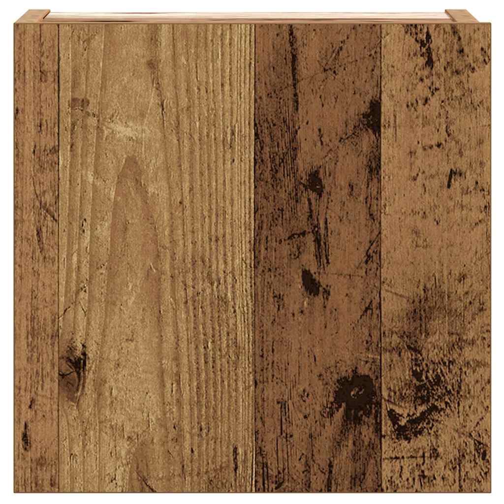 vidaXL 5 τεμαχίων σετ ντουλαπιών τηλεόρασης με επίτοιχο παλιό ξύλο