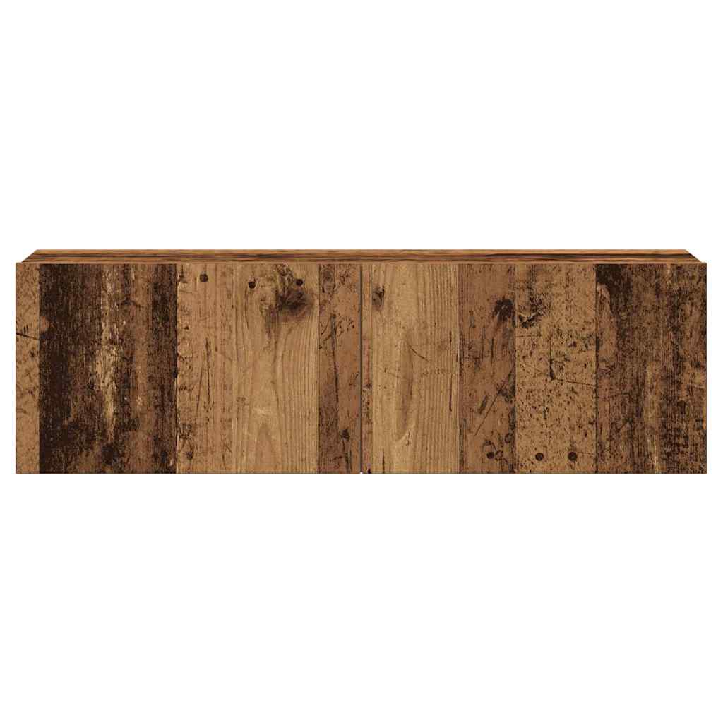 vidaXL 7 τεμαχίων ντουλάπι τηλεόρασης που τοποθετείται τοίχο από