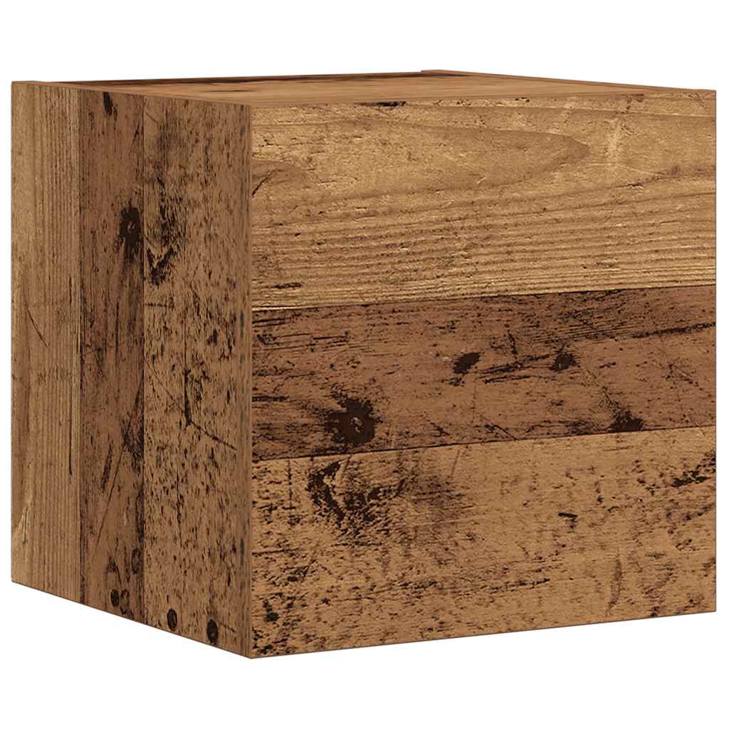 vidaXL 7 τεμαχίων ντουλάπι τηλεόρασης που τοποθετείται τοίχο από