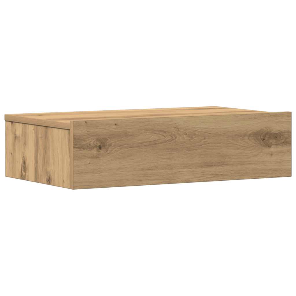 vidaXL Κομοδίνο Αρτισιανή Δρυς 60 x 35 εκ. από Επεξεργασμένο Ξύλο