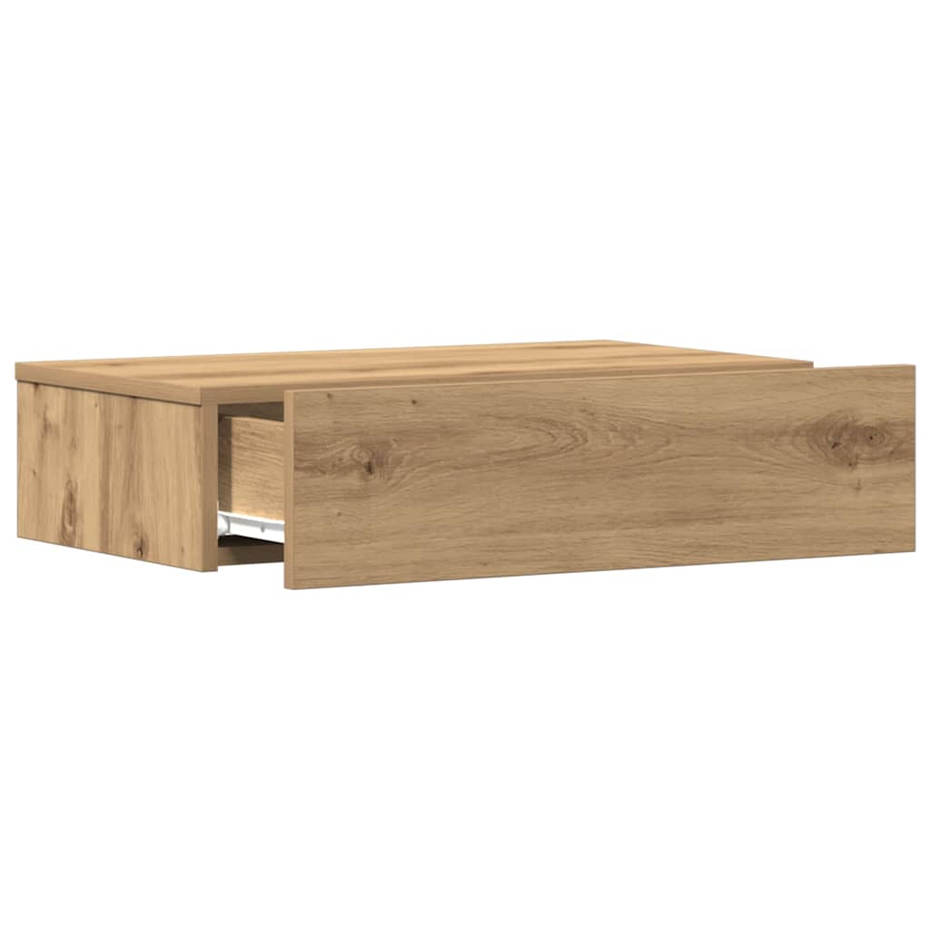 vidaXL Κομοδίνο Αρτισιανή Δρυς 60 x 35 εκ. από Επεξεργασμένο Ξύλο