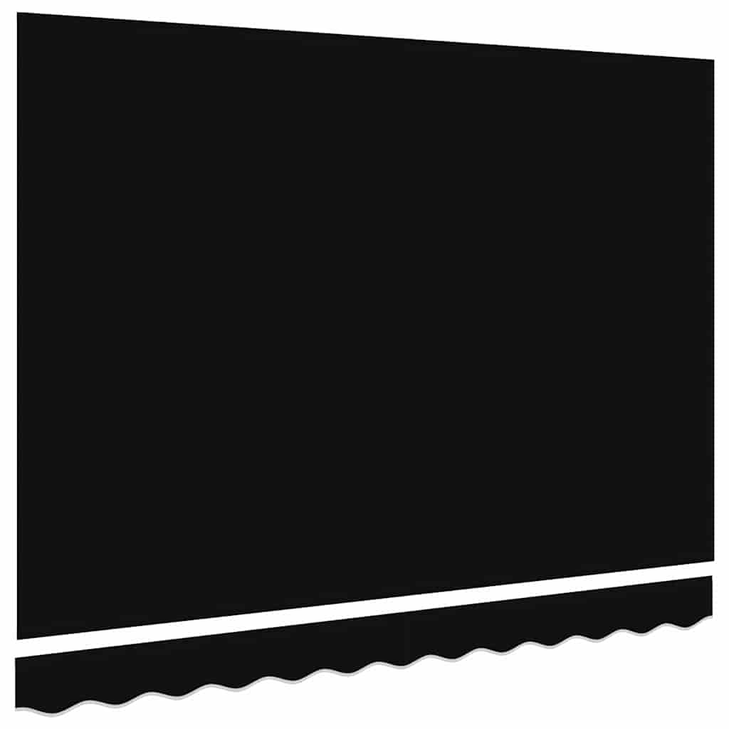 vidaXL Ύφασμα αντικατάστασης τέντας Μαύρο 280 x 245 εκ. Πολυεστέρας