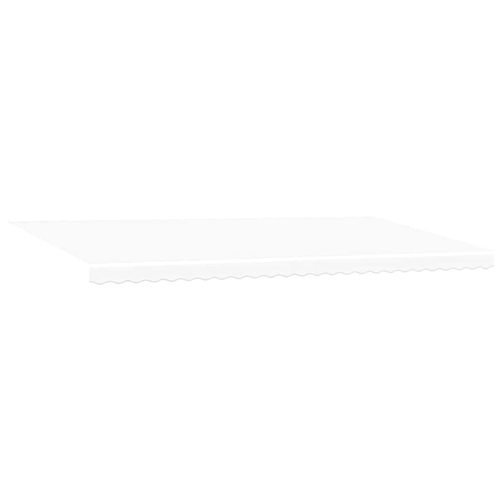 vidaXL Ύφασμα αντικατάστασης τέντας Λευκό 580 x 345 εκ. Πολυεστέρας