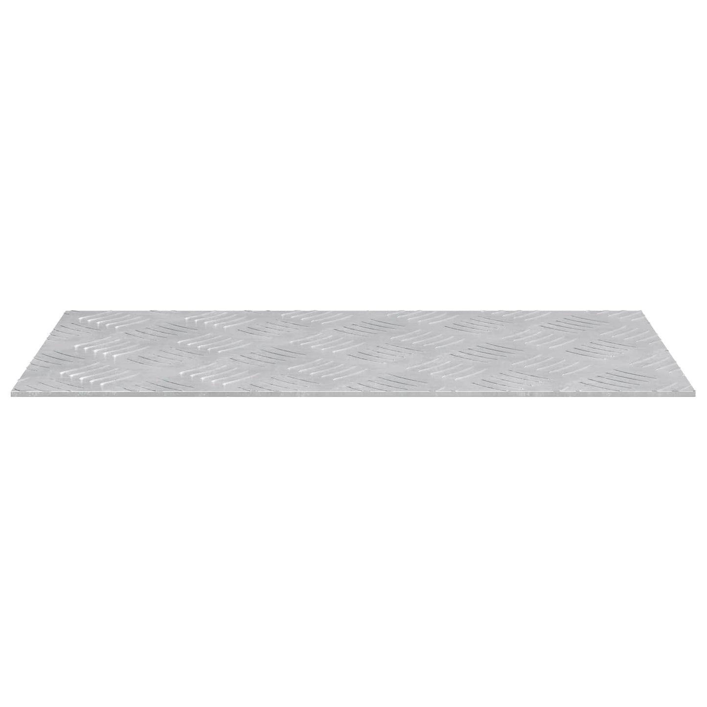 vidaXL Σκαλοπάτι 2 τμχ. 50 x 25 cm Ασημί Αλουμίνιο Ορθογώνιος