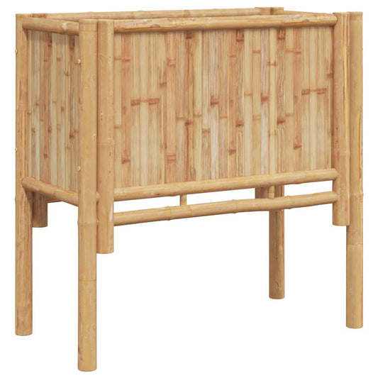 vidaXL Υπερυψωμένη Ζαρντινιέρα Καφέ 70 x 35 x 70 εκ. Μπαμπού