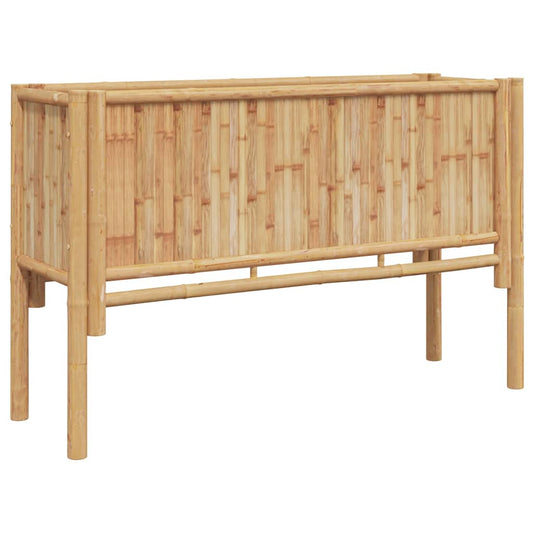 vidaXL Υπερυψωμένη Ζαρντινιέρα Καφέ 110 x 35 x 70 εκ. Μπαμπού