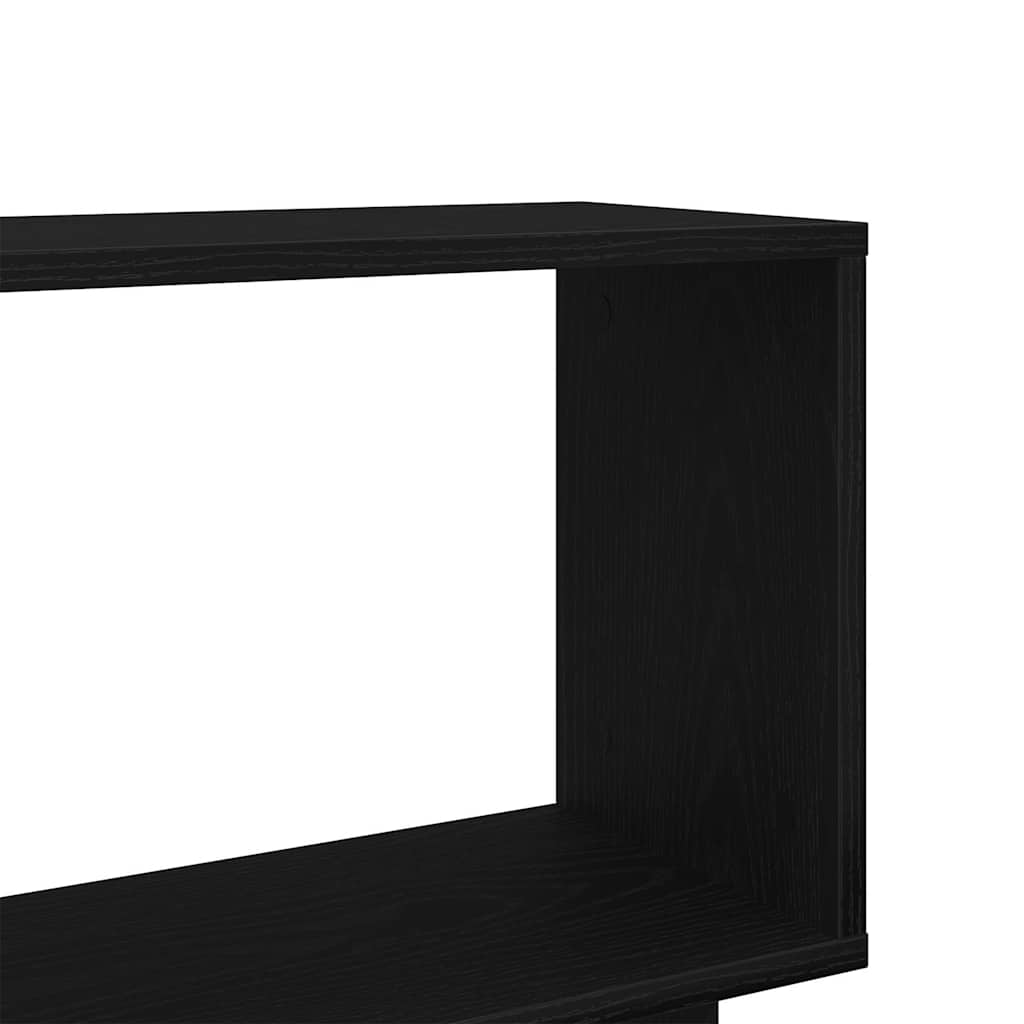 vidaXL Βιβλιοθήκη Μαύρη Δρυς 80x24x96 εκ. από Τεχνητό Ξύλο