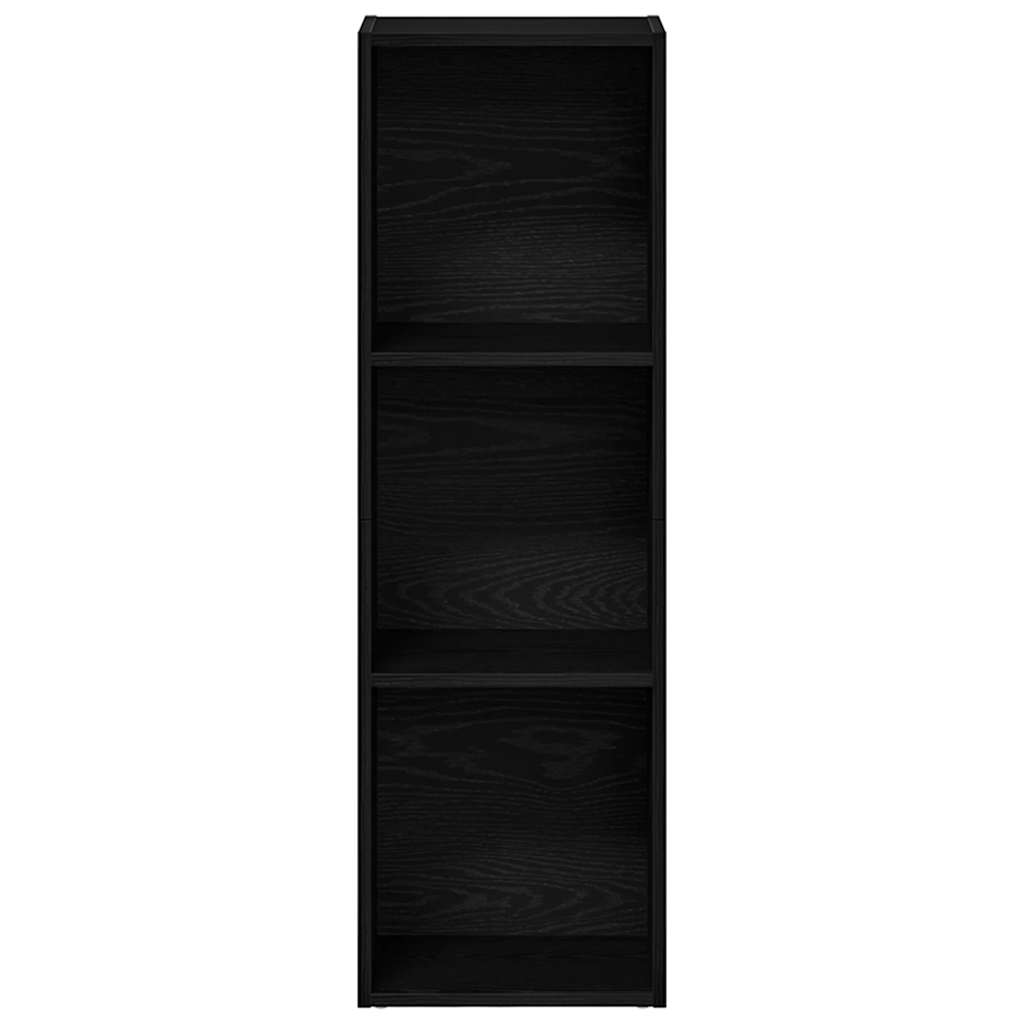vidaXL Βιβλιοθήκη Μαύρη Δρυς 36x30x114 εκ. από Τεχνητό Ξύλο