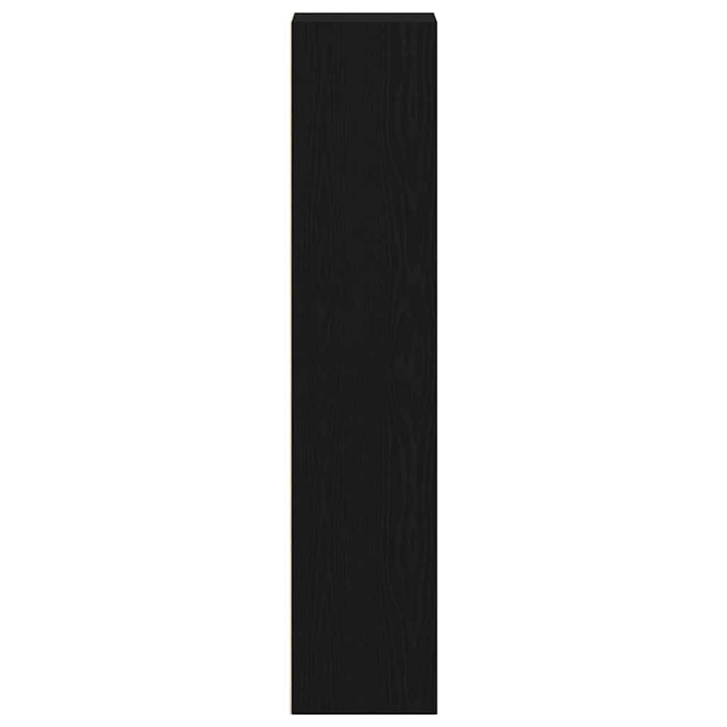 vidaXL Βιβλιοθήκη Μαύρη δρυς 36 x 30 x 143 cm Επεξεργασμένο ξύλο