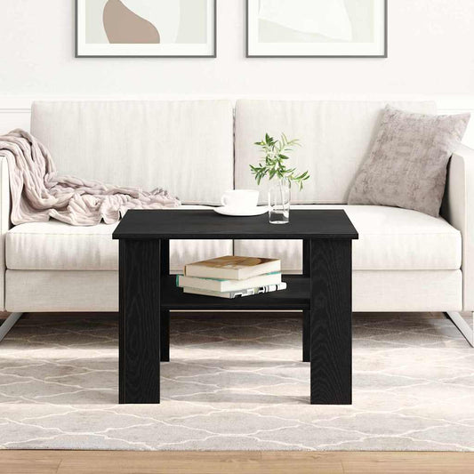vidaXL Τραπεζάκι σαλονιού Μαύρη δρυς 60 x 60 x 42 εκ.