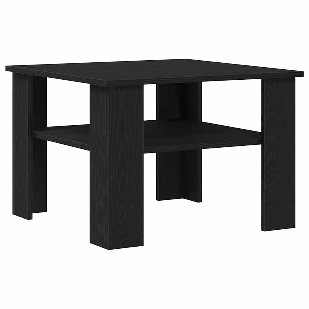 vidaXL Τραπεζάκι σαλονιού Μαύρη δρυς 60 x 60 x 42 εκ.