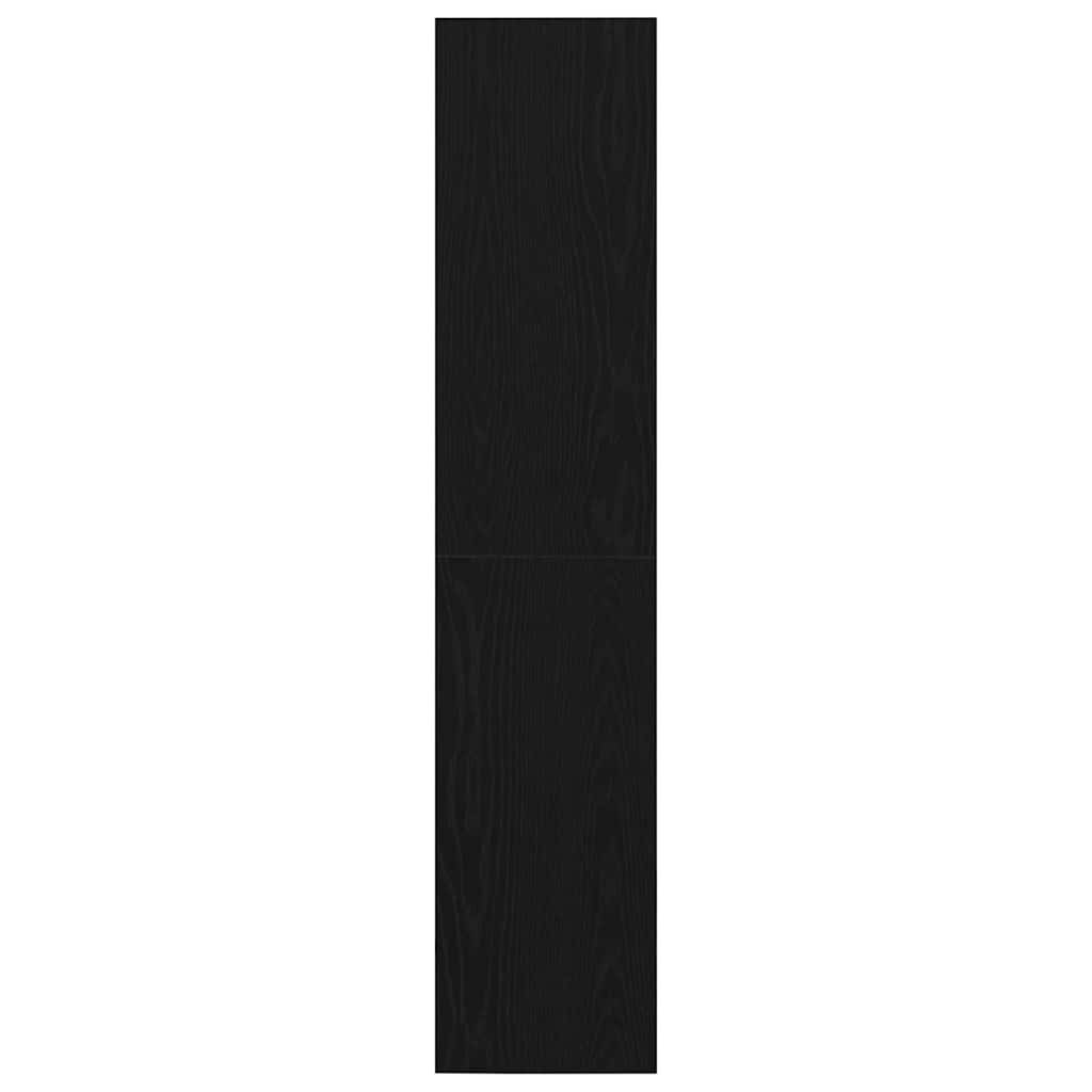 vidaXL Βιβλιοθήκη Μαύρη Οξυά 143 x 30 x 36 εκ. Επεξεργασμένο ξύλο