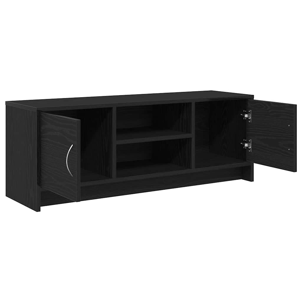 vidaXL Έπιπλο Τηλεόρασης Μαύρο Δρυς 102x30x37,5 εκ. από Τεχνητό Ξύλο