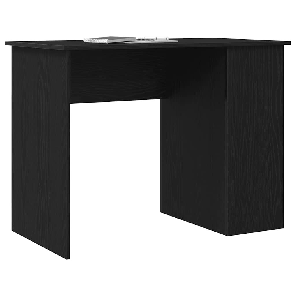 vidaXL Γραφείο Μαύρη Δρυς 100x55x75 εκ. από Τεχνητό Ξύλο