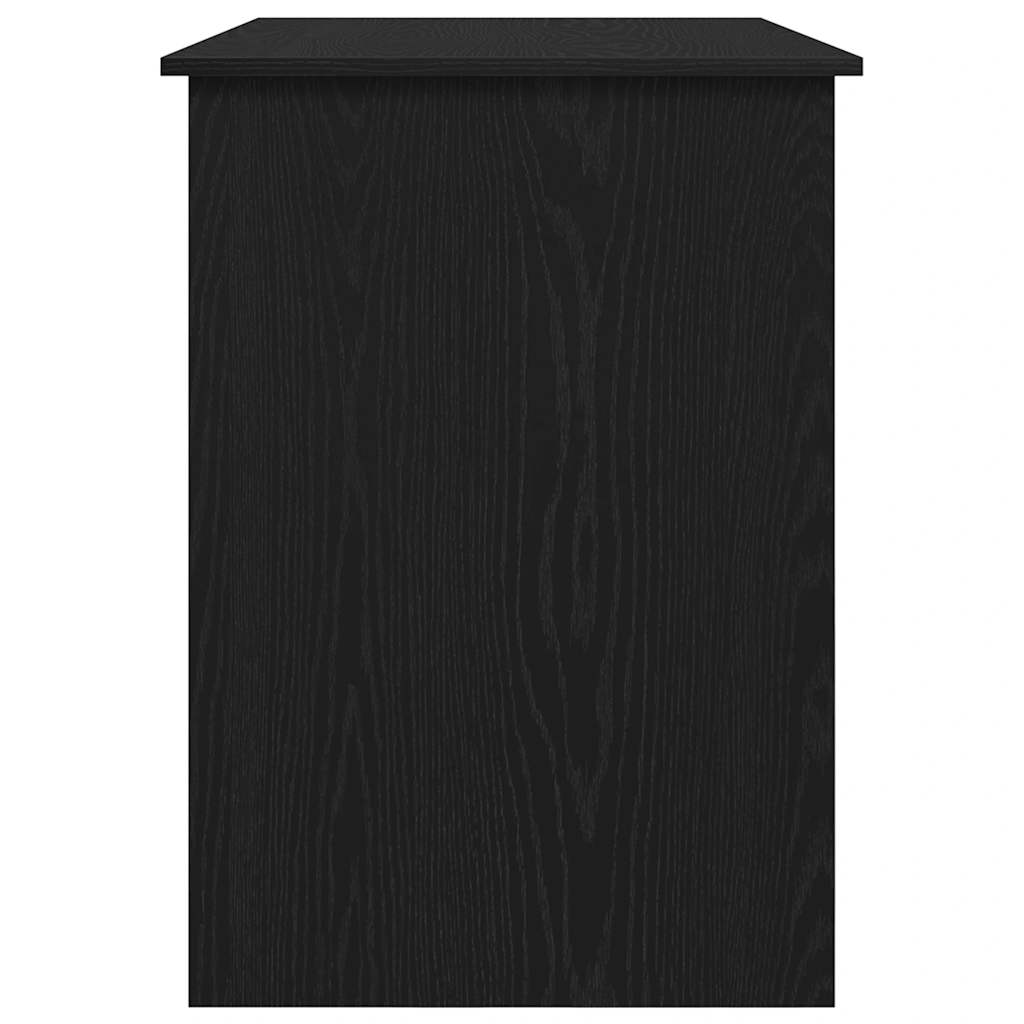 vidaXL Γραφείο Μαύρη Δρυς 100x55x75 εκ. από Τεχνητό Ξύλο