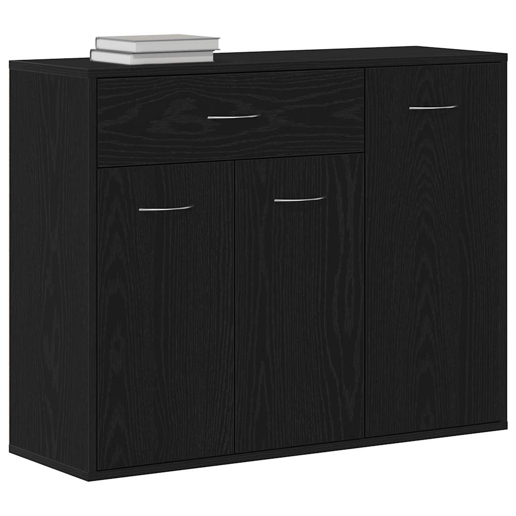 vidaXL Μπουφές από Μαύρη Δρυς 88x30x70 εκ. από Τεχνητό Ξύλο