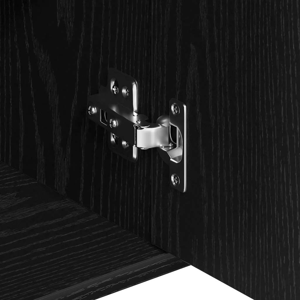 vidaXL Μπουφές από Μαύρη Δρυς 88x30x70 εκ. από Τεχνητό Ξύλο