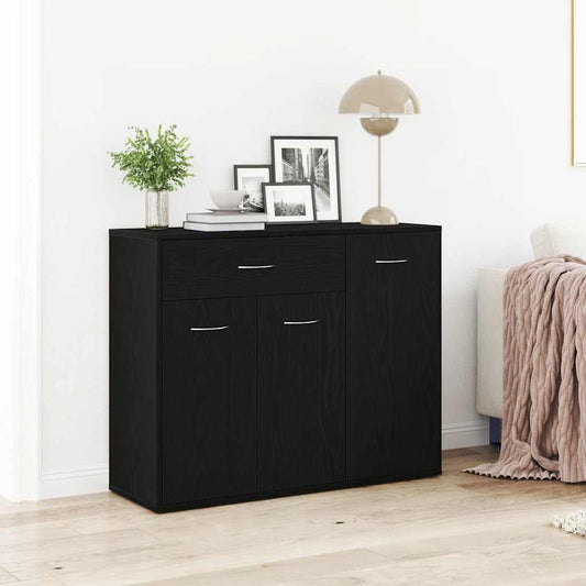 vidaXL Μπουφές από Μαύρη Δρυς 88x30x70 εκ. από Τεχνητό Ξύλο