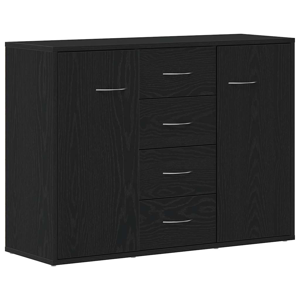 vidaXL Μπουφές από Μαύρη Δρυς 88x30x64 εκ. από Τεχνητό Ξύλο