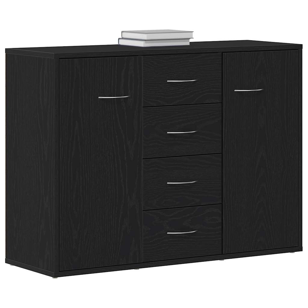 vidaXL Μπουφές από Μαύρη Δρυς 88x30x64 εκ. από Τεχνητό Ξύλο
