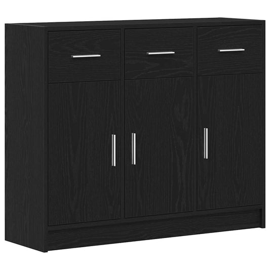vidaXL Μπουφές από Μαύρη Δρυς 91 x 28 x 75 εκ. από Τεχνητό Ξύλο