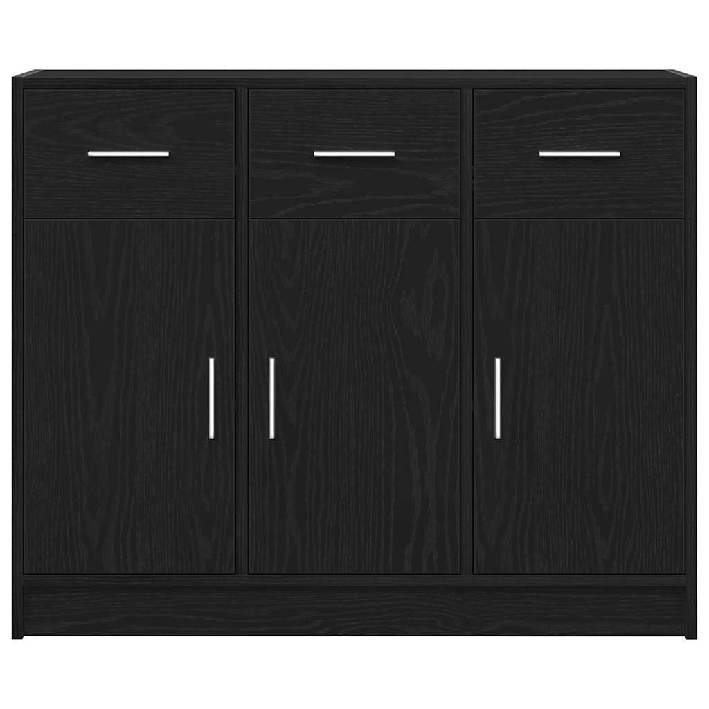 vidaXL Μπουφές από Μαύρη Δρυς 91 x 28 x 75 εκ. από Τεχνητό Ξύλο