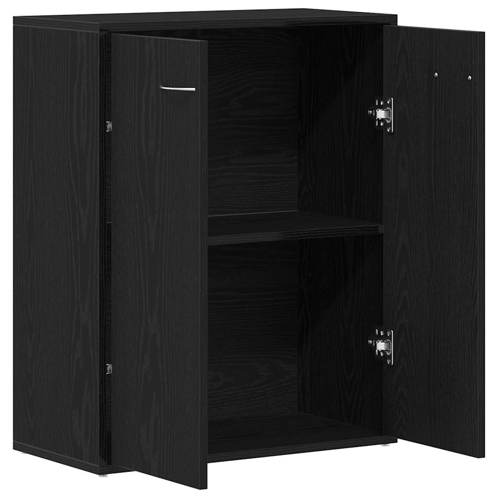 vidaXL Μπουφές Μαύρος Δρυς 60x30x75 εκ. από Τεχνητό Ξύλο