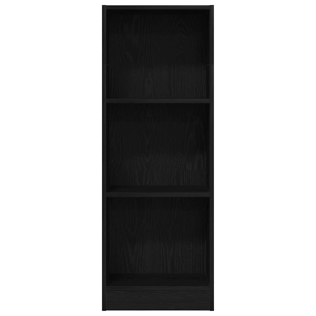vidaXL Βιβλιοθήκη Μαύρη Δρυς 40x24x109 εκ. από Τεχνητό Ξύλο