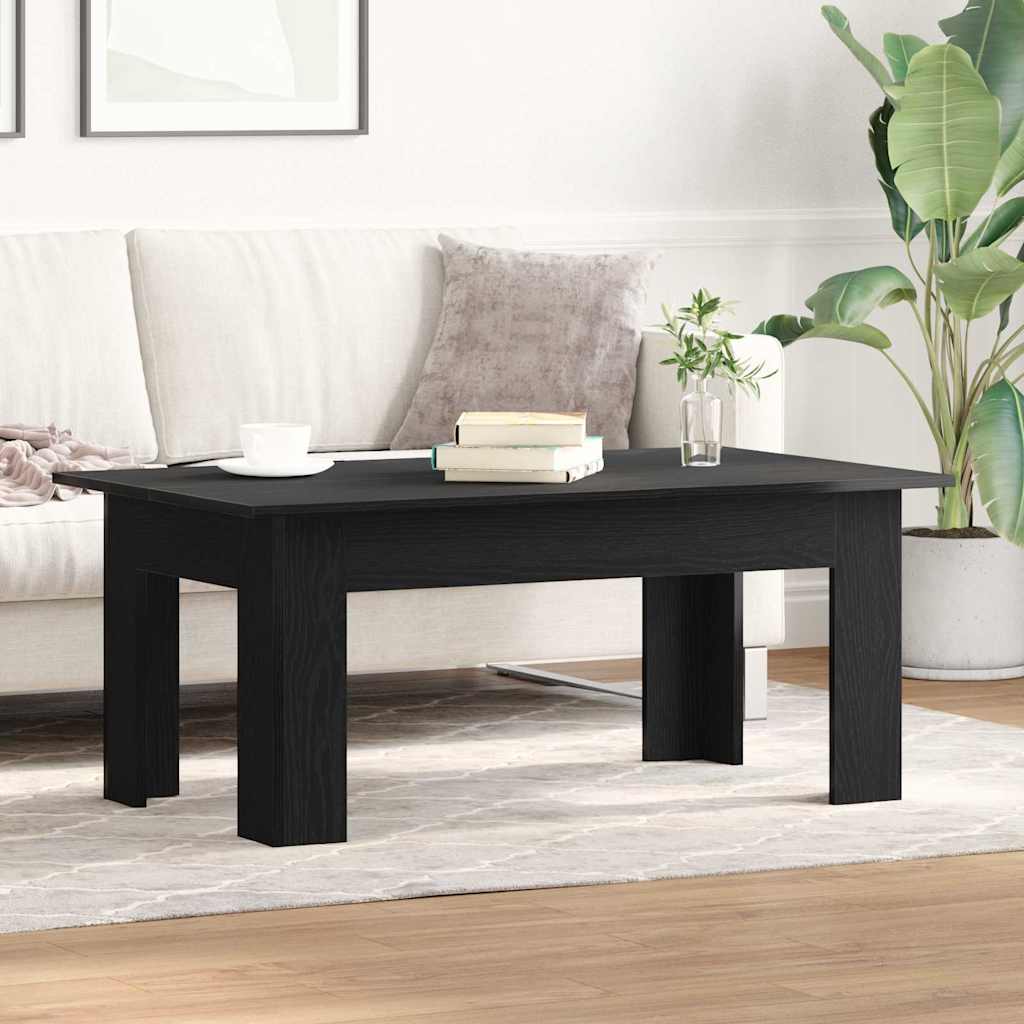 vidaXL Τραπεζάκι σαλονιού Μαύρη Οξυά 100 x 60 x 42 cm