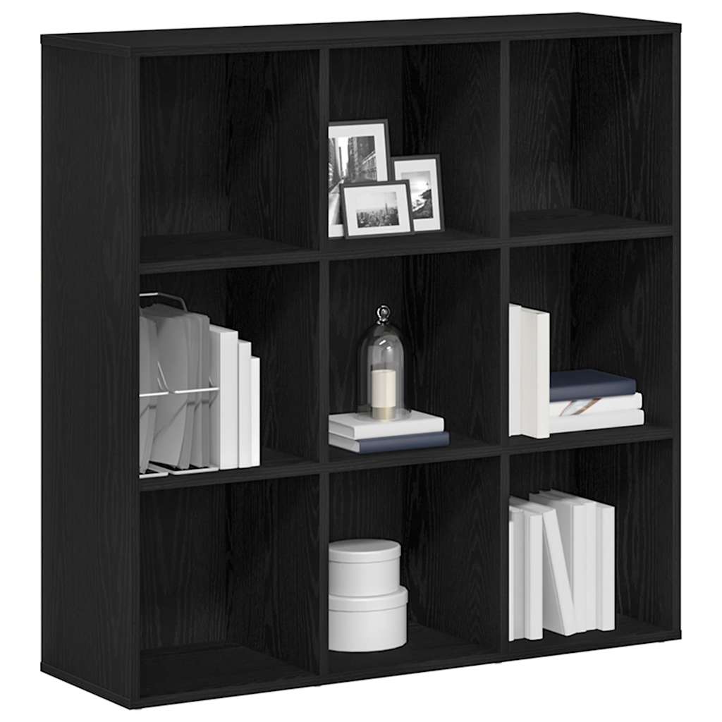 vidaXL Βιβλιοθήκη Μαύρη Δρυς 98x29x97,5 εκ. από Τεχνητό Ξύλο