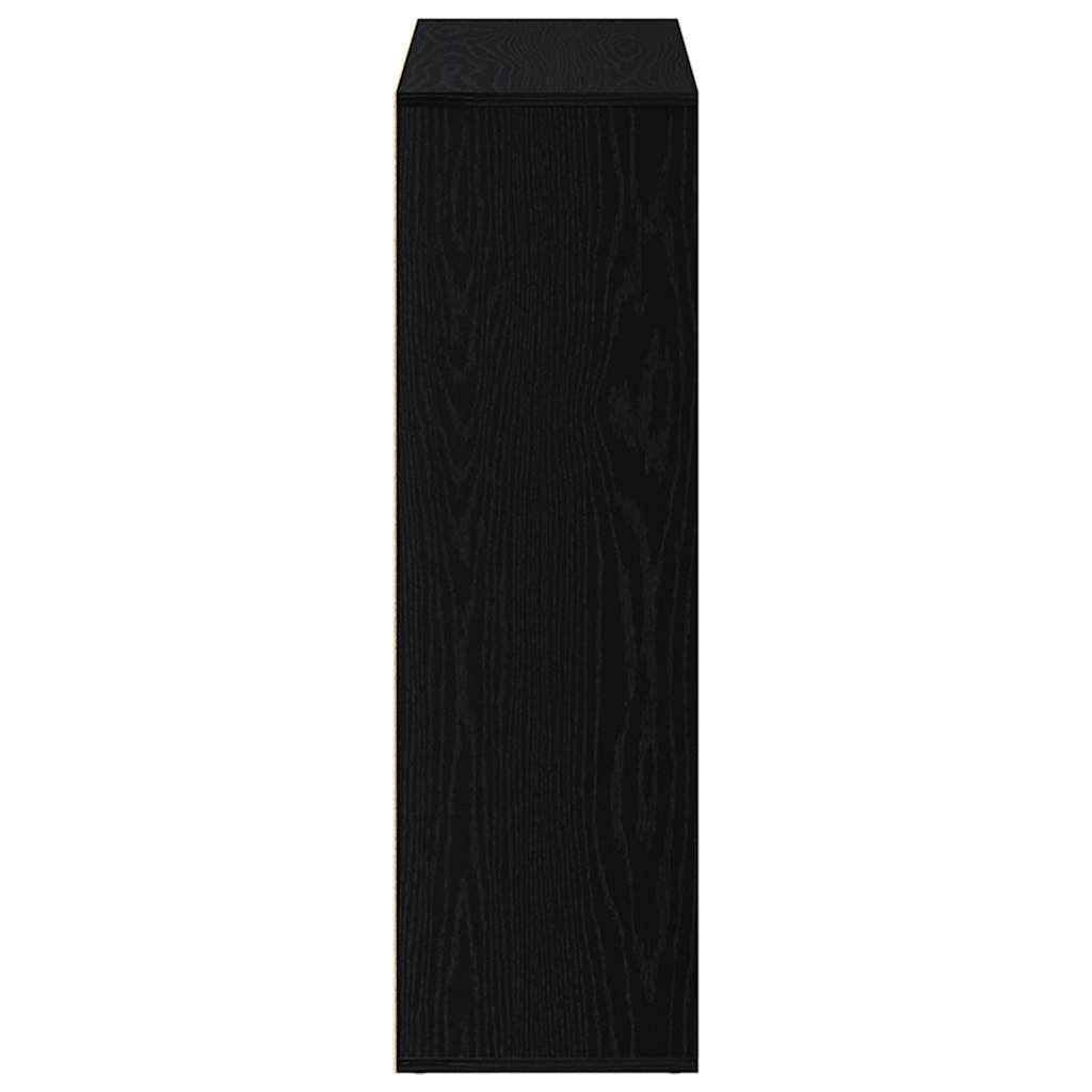 vidaXL Βιβλιοθήκη Μαύρη Δρυς 98x29x97,5 εκ. από Τεχνητό Ξύλο