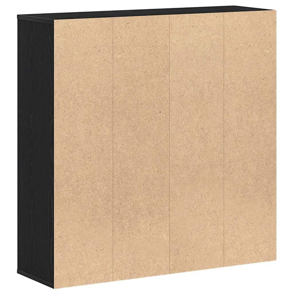 vidaXL Βιβλιοθήκη Μαύρη Δρυς 98x29x97,5 εκ. από Τεχνητό Ξύλο
