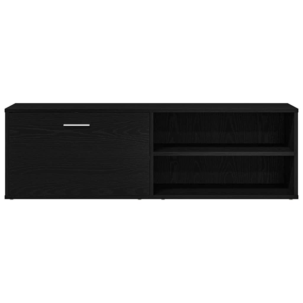 vidaXL Έπιπλο Τηλεόρασης Μαύρο Δρυς 120x34x37 εκ. από Τεχνητό Ξύλο