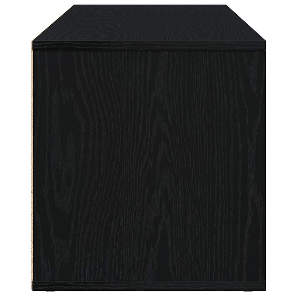 vidaXL Έπιπλο Τηλεόρασης Μαύρο Δρυς 120x34x37 εκ. από Τεχνητό Ξύλο