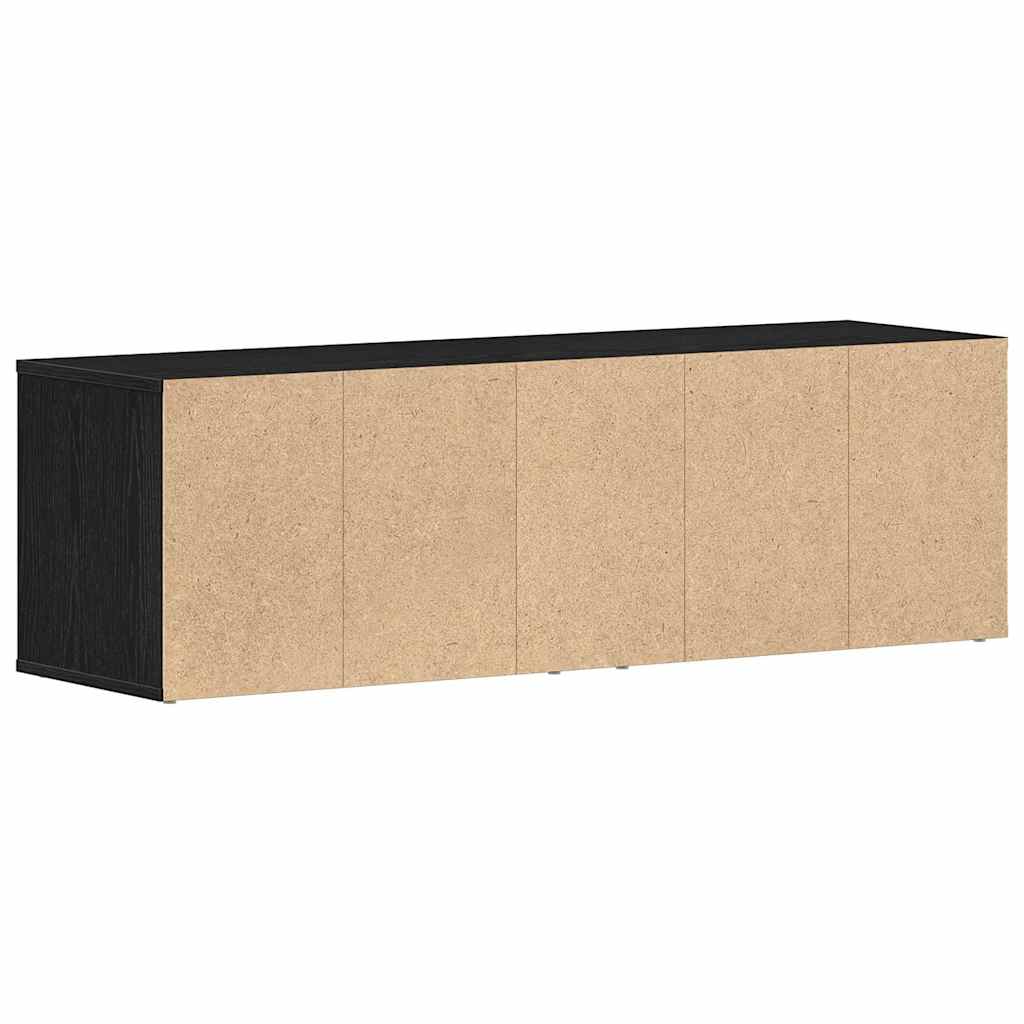 vidaXL Έπιπλο Τηλεόρασης Μαύρο Δρυς 120x34x37 εκ. από Τεχνητό Ξύλο