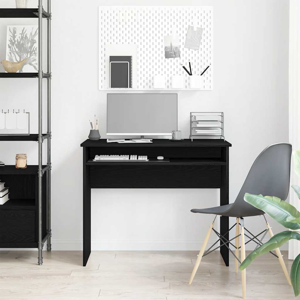 vidaXL Γραφείο Μαύρη Δρυς 90 x 50 x 74 εκ. από Τεχνητό Ξύλο