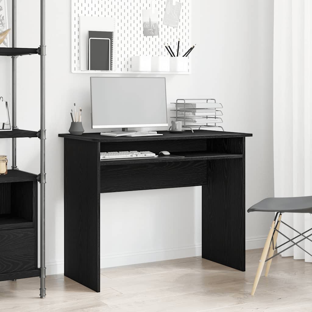 vidaXL Γραφείο Μαύρη Δρυς 90 x 50 x 74 εκ. από Τεχνητό Ξύλο