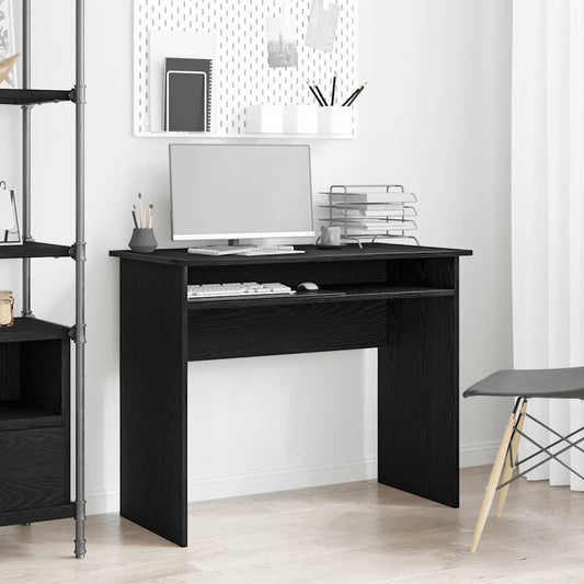 vidaXL Γραφείο Μαύρη Δρυς 90 x 50 x 74 εκ. από Τεχνητό Ξύλο