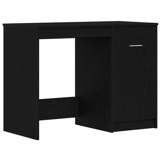 vidaXL Γραφείο Μαύρη Οξυά 100 x 50 x 76 εκ. Επεξεργασμένο Ξύλο