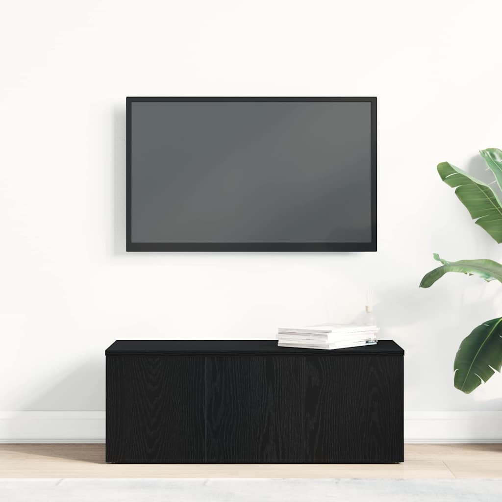 vidaXL Ντουλάπι TV Μαύρη Οξυά 80x34x30 εκ. Επεξεργασμένο ξύλο