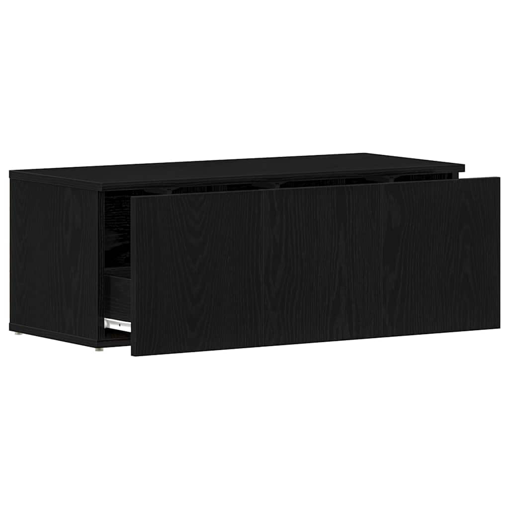 vidaXL Ντουλάπι TV Μαύρη Οξυά 80x34x30 εκ. Επεξεργασμένο ξύλο