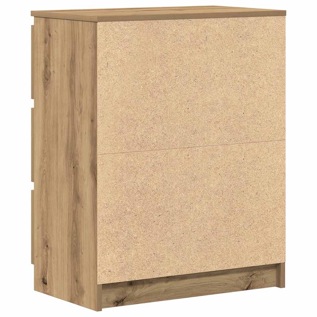 vidaXL Μπουφές από Τεχνητό Δρυ 60x35x76 εκ. από Τεχνητό Ξύλο