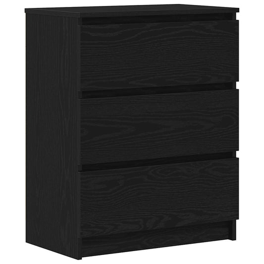 vidaXL Μπουφές Μαύρης Δρυός 60x35x76 εκ. από Τεχνητό Ξύλο