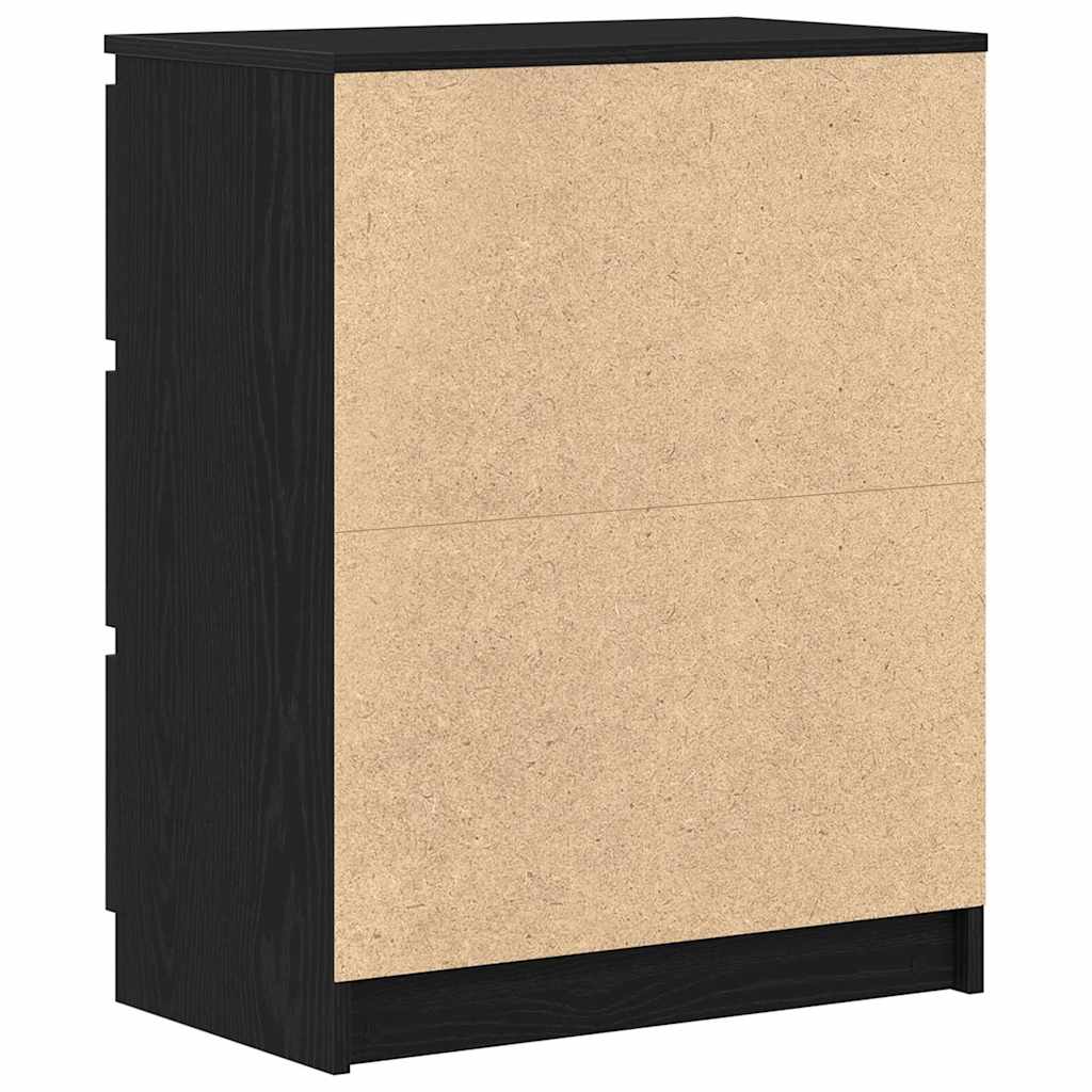 vidaXL Μπουφές Μαύρης Δρυός 60x35x76 εκ. από Τεχνητό Ξύλο
