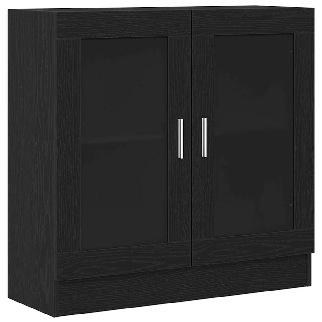 vidaXL Βιβλιοθήκη Μαύρη δρυς 82.5 x 30.5 x 80 cm Επεξεργασμένο ξύλο